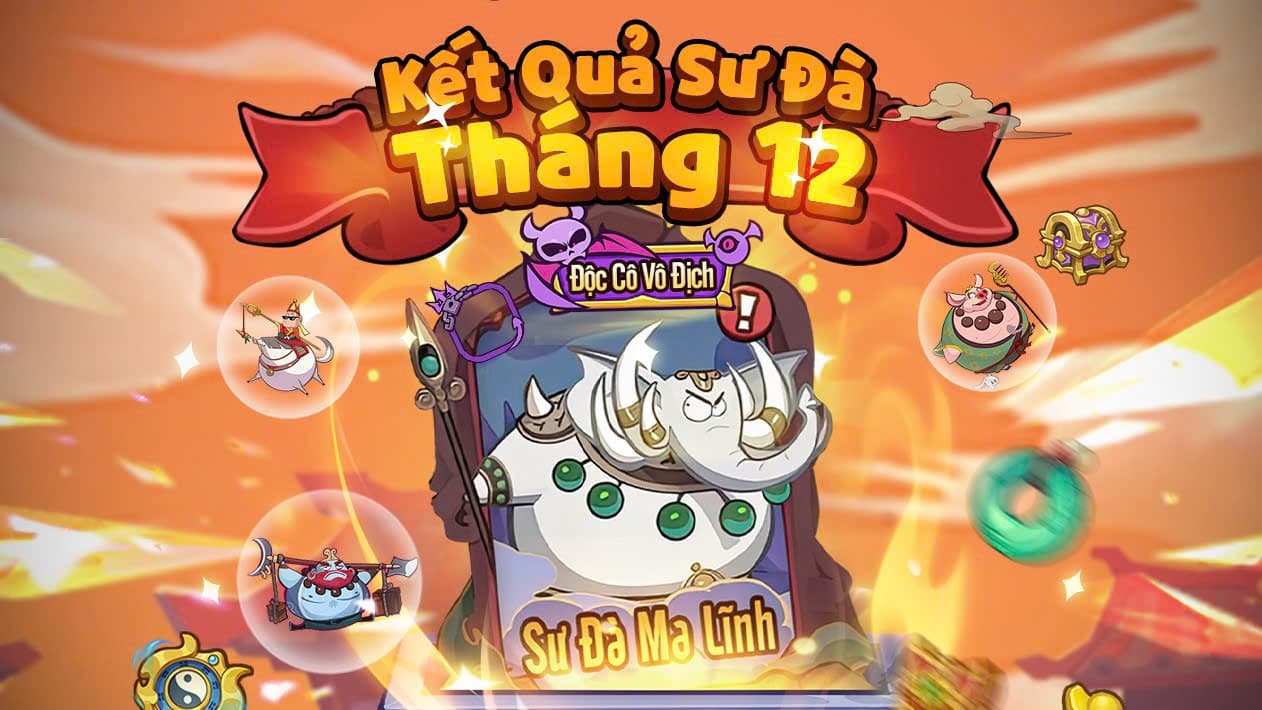 THÔNG BÁO KẾT QUẢ ĐUA TOP SƯ ĐÀ THÁNG 12/2025