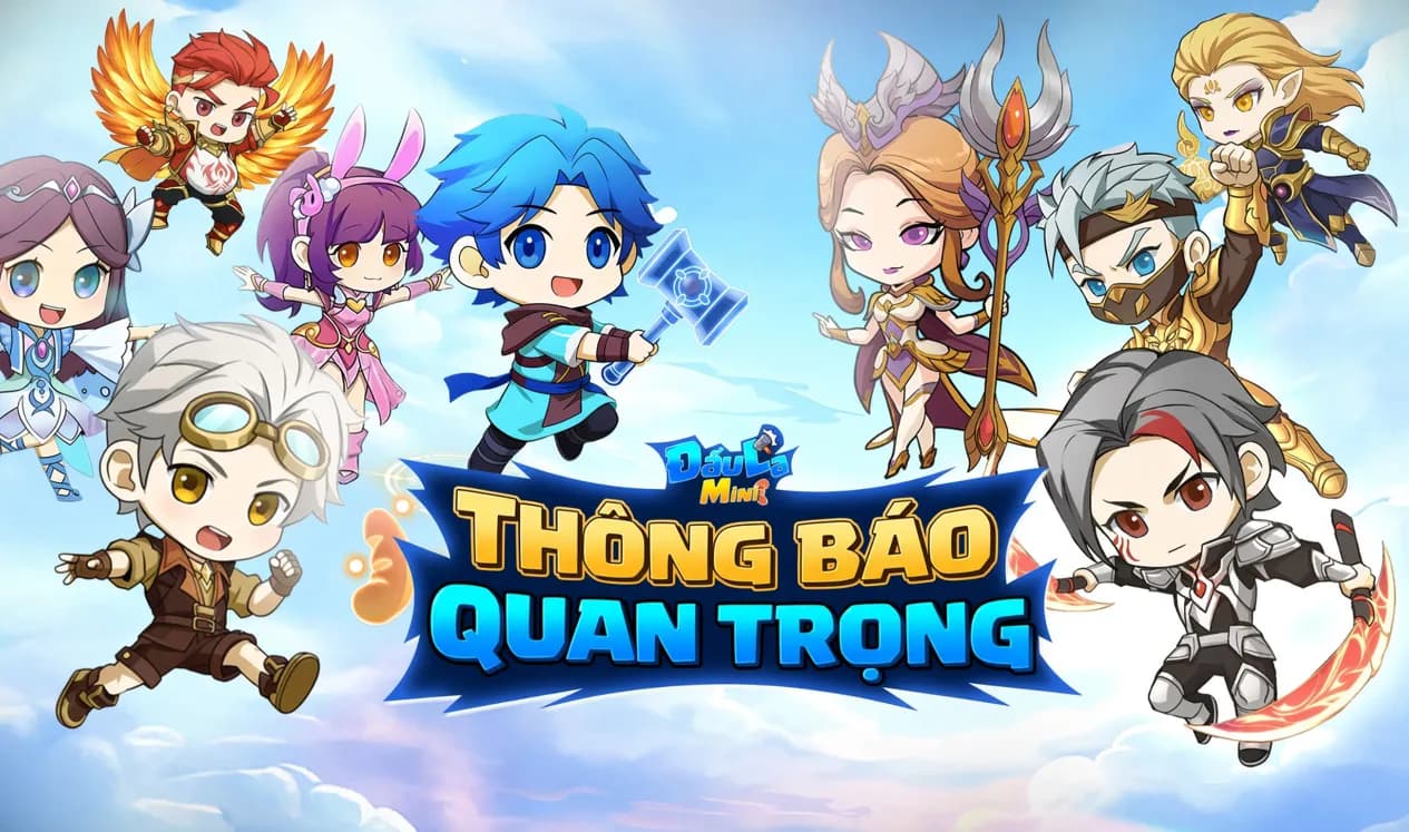 THÔNG BÁO NGỪNG VẬN HÀNH TRÒ CHƠI  