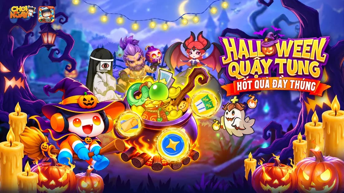🎃 SỰ KIỆN HALLOWEEN ĐÃ CHÍNH THỨC BẮT ĐẦU!
